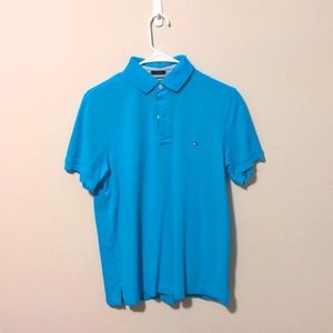 Tommy Hilfiger Polo, Small, Turquoise